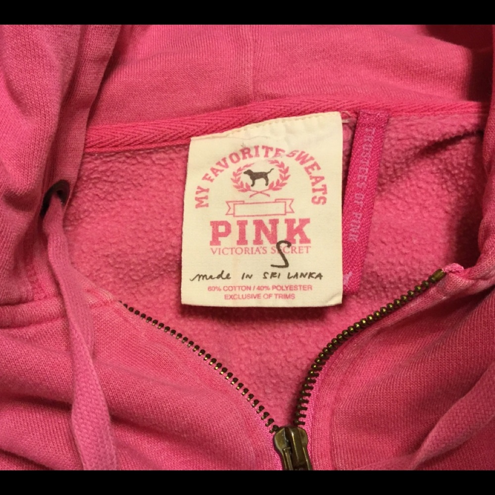 PINK sweats hoodie. Size S.